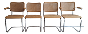 S64/S32 Chairs by Marcel Breuer for Thonet, 1979/1980, Set of 4