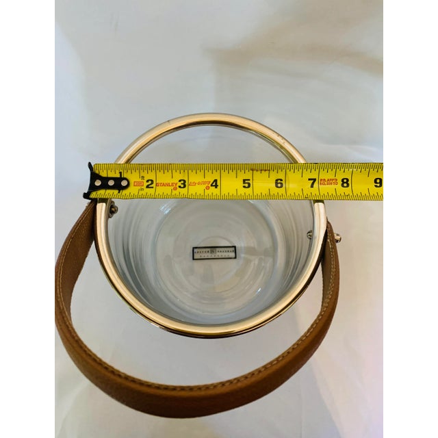 Zodax Barclay Butera Equestrian Ice Bucket with Leather Handle For Sale - Image 11 of 13