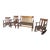 Late 19th Century Antique Stickley Style Mission Oak Set - Seating for 5 For Sale