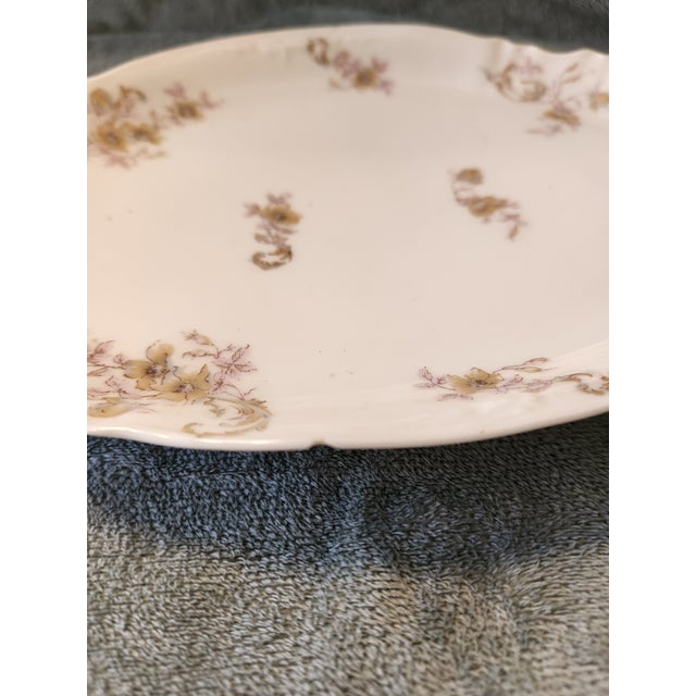 Rare Antique Theodore Haviland Limoges Schleiger 143 Graduated Platters - Set of 5 For Sale - Image 16 of 18