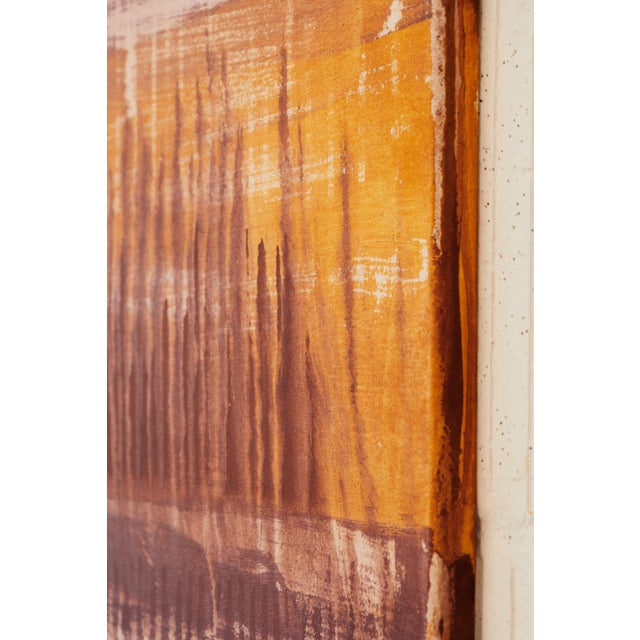 "Volcanic Monochrome Number 3" Large Original Abstract Painting by Simon Findlay For Sale - Image 14 of 17