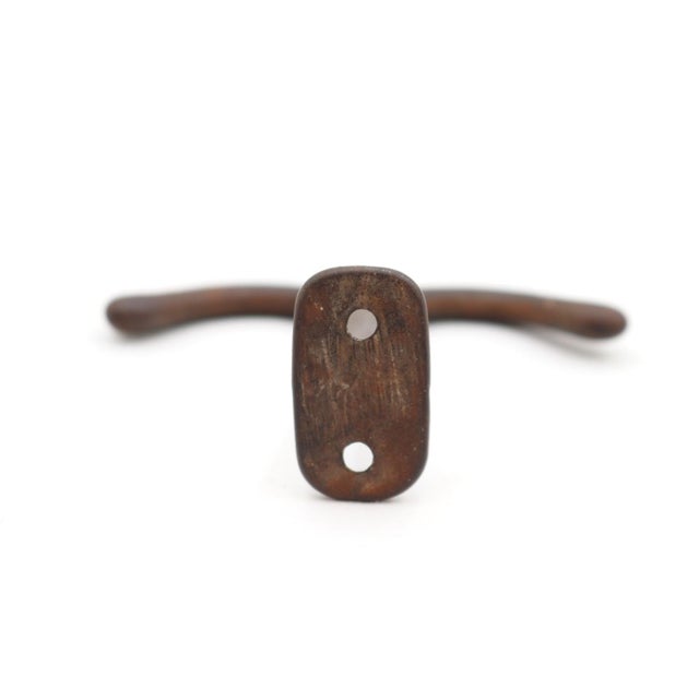 Vintage Cast Iron Ceiling Mount Hook For Sale - Image 4 of 4