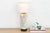 Alabaster White Lattice Bloom Porcelain Lamp For Sale - Image 9 of 9