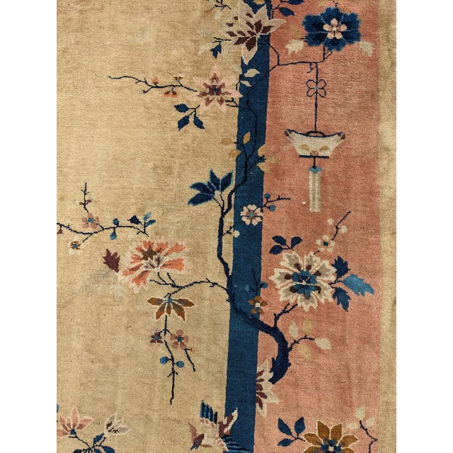 1920s Antique Chinese Art Deco Rug For Sale - Image 9 of 9