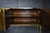Italian Birch Sideboard Embellished With Gold Glass and Brass Handles For Sale - Image 4 of 11