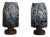 Loetz Witwe Influence Table Lamps - A Pair For Sale