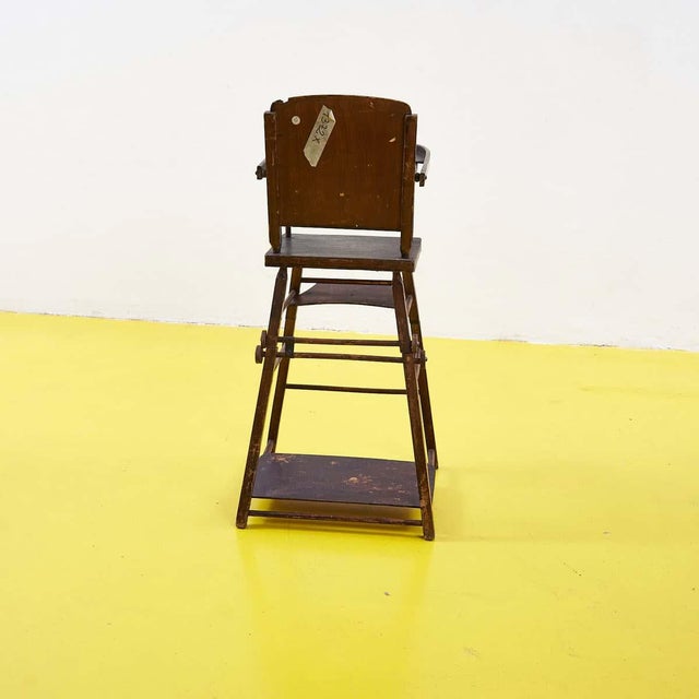 Vintage Children's High Chair For Sale - Image 5 of 7