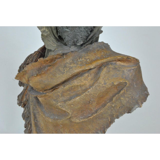 19th Century Orientalist Terracotta Bust of an Arab For Sale - Image 8 of 18