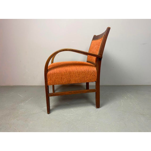 Dutch Art Deco Sculptural Armchairs, 1930s, Set of 2 For Sale - Image 10 of 18