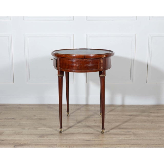 Neoclassical 19th Century Louis XVI–Style Multifunction Oval Mahogany Table with Triple Tops For Sale - Image 3 of 13