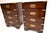 Antique Military Campaign Style Bedside Chests, 1930, Set of 2 For Sale - Image 10 of 11