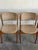O.D. Møbler Denmark In Style of Erik Buch Model 49 Teak Dining Chairs Set of 4 Fabric Wooden Seating Denmark Mid-Century Modern 1960s For Sale - Image 4 of 11