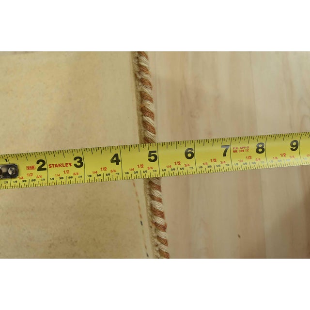 Gabbeh Rug 5’4” X 7’10” Ivory Wool Contemporary Hand-Knotted Area Carpet For Sale - Image 11 of 13