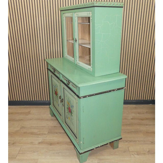 Hand Painted Kitchen Buffet For Sale - Image 9 of 18