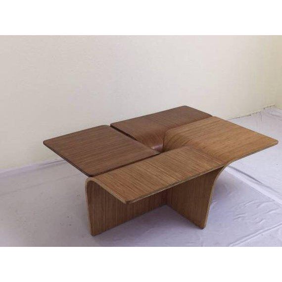 1960s MidCentury Modern Bent Plywood Coffee Table Chairish