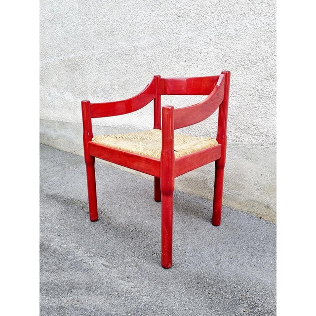 1970s Mid-Century Carimate Armchair by Vico Magistretti for Cassina, Italy, 1960s For Sale - Image 5 of 8