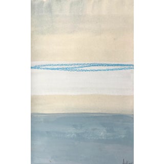 Contemporary Abstract Mixed-Media Original Painting by CL Auker, "Eastern Light" For Sale