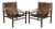 Vintage Leather Safari Chairs, 1960s, Set of 2 For Sale