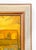 Yellow Mid Century Modern Painting Art Abstract Landscape Frame Cityscape Abstract MCM For Sale - Image 8 of 12