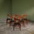 This set of six dining chairs was designed by Rolf Rastad and Adolf Relling for Gustav Bahus in the 1950s. The frames are...