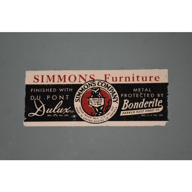 1930s Norman Bel Geddes for Simmons Steel Bench For Sale In Boston - Image 6 of 8