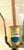 Mid Century Clear Glass Lamp, Signed For Sale - Image 4 of 5