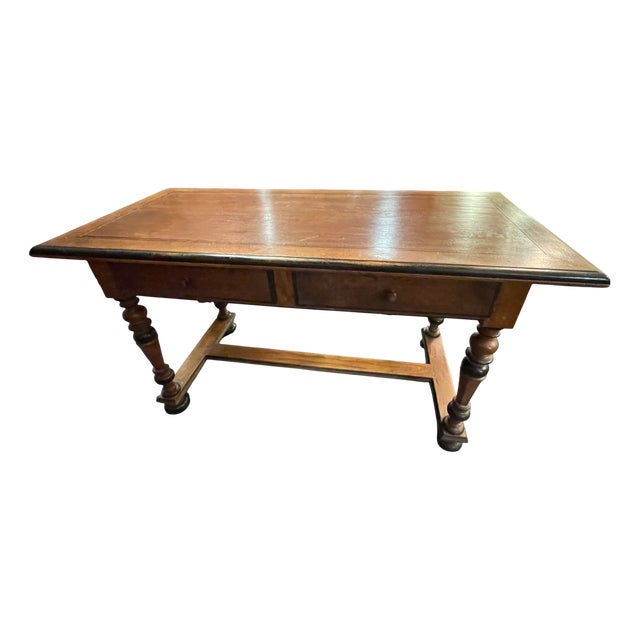 Oak Desk with Drawers For Sale