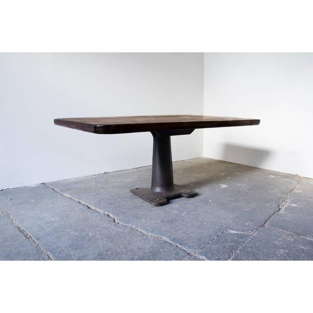 Machine Base Pedestal Table Chairish