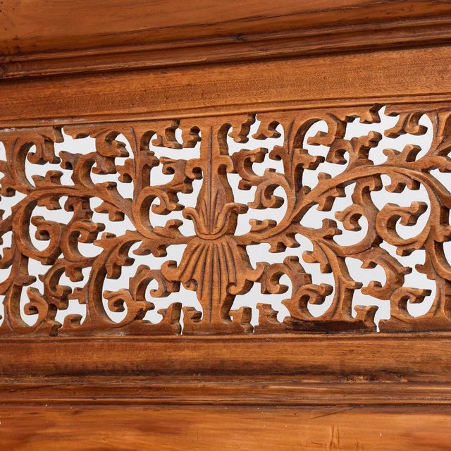 Wood Antique Elm Wood Panel Partition, Set of 4 For Sale - Image 7 of 8