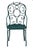 Antique Garden Table & Chairs, Set of 5 in Dark Green Patio For Sale - Image 11 of 15