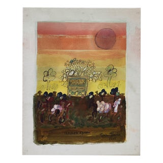 Tonino Guerra, African Transport, 2005, Mixed Media For Sale