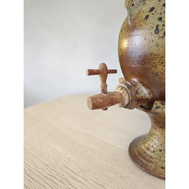 Pyrite Sandstone Fountain from Charles Gaudry Workshop, 1970s For Sale - Image 11 of 14
