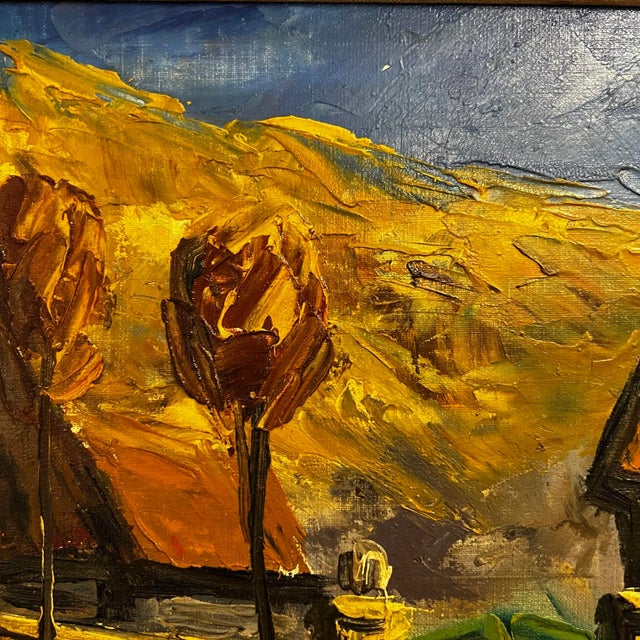 Béla Erdélyi Landscape Cityscape Painting Framed For Sale - Image 4 of 12