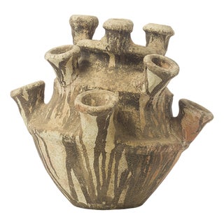 Unglazed Tamegroute Clay Sculpture by Azele Studio For Sale