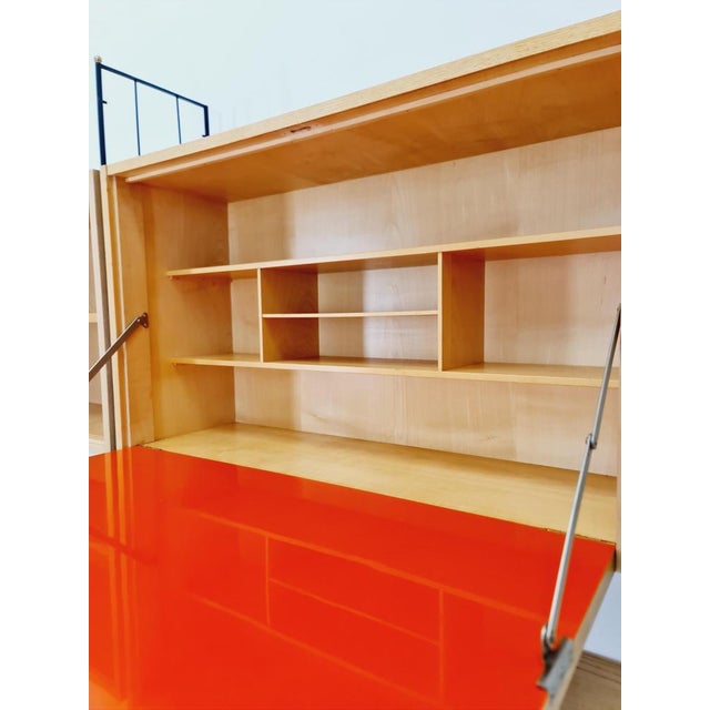 Freestanding String Shelf-System Unit Bookcase in Ash, Walnut & Metal from Koch Möbel, Germany, 1950s For Sale - Image 18 of 18