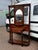 Edwardian Light Oak Hall Stand with Mirror For Sale - Image 9 of 18