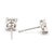 Stones: diamonds, 18 stones round brilliant cut 1.6 - 3.2 mm approximately .50 total carats F-G color, VS2-SI1 clarity...