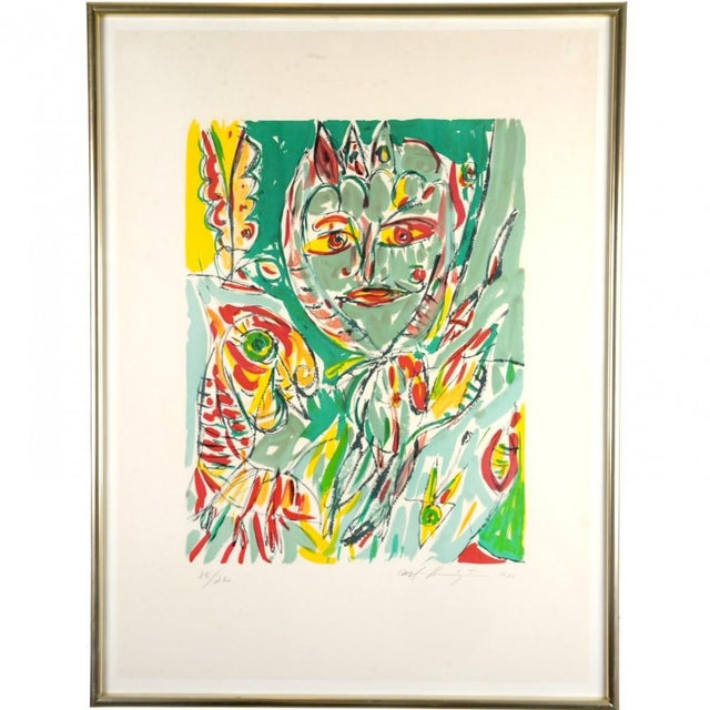 Carl-Henning Pedersen, H. C. Andersen Suite, 1890s, Lithograph, Framed For Sale - Image 5 of 5