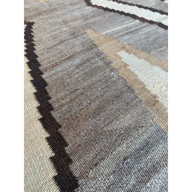 Paths of the Sacred Mountains Late 19th-Century Navajo Transitional Handmade Rug For Sale - Image 9 of 18
