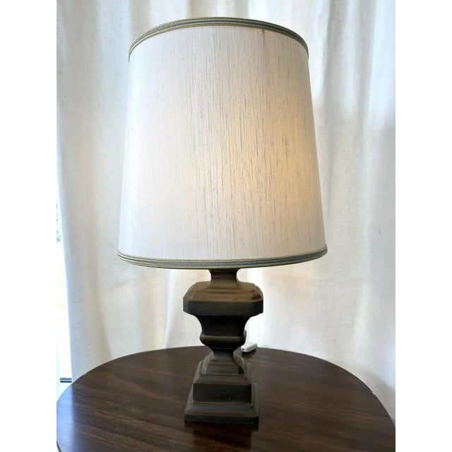 Vintage Brass Lamp, 1950s For Sale - Image 4 of 10
