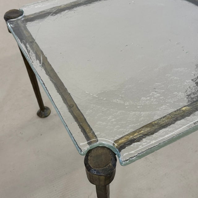 Wrought Bronze and Glass Coffee Tables by Lothar Klute, 1980, Set of 2 For Sale - Image 12 of 17