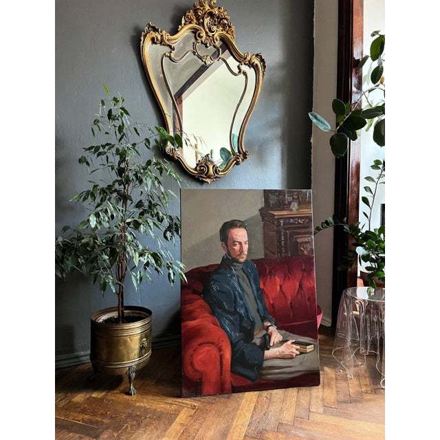 Male Portrait, 2021, Oil on Canvas For Sale - Image 6 of 9