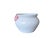 Grandmillenial White Ceramic Fishbowl Planter With Pink Bow For Sale - Image 13 of 14