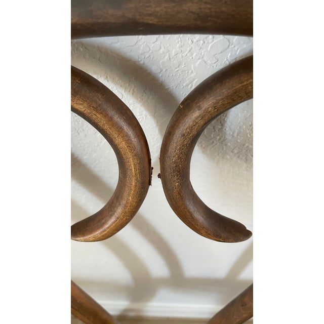 Thonet Antique Vintage Thonet Style Bentwood Sweetheart Bistro Chairs- A Pair For Sale - Image 4 of 14