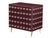 This kitchen cabinet features a jewelry-inspired design crafted from fine glass and a handcrafted birch wood frame with...