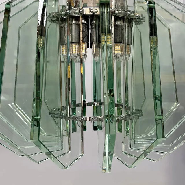 Mid-Century Modern Italian Pendant by Max Ingrand for Fontana Arte, 1960s For Sale - Image 15 of 18