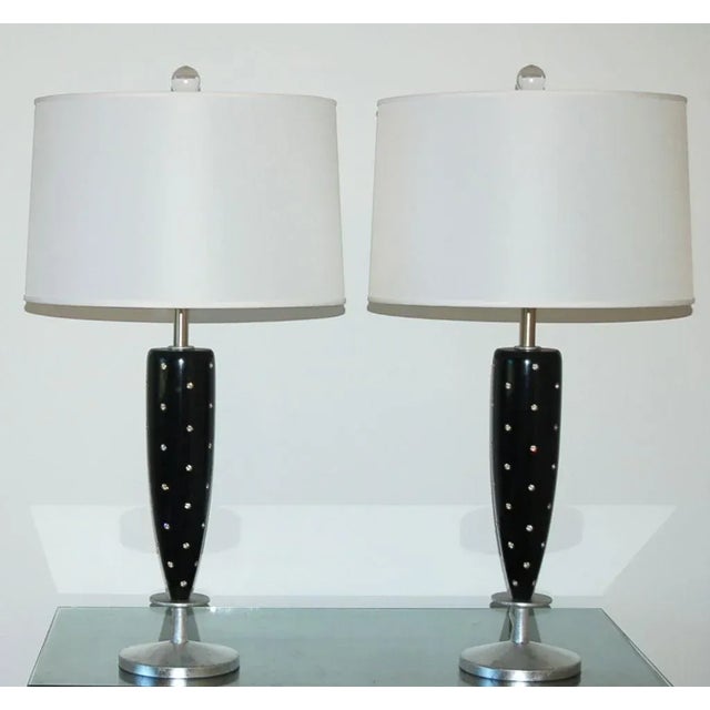 Vintage Rhinestone Table Lamps Black Chairish