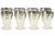 Silver Band Aperitif Barware Glasses - Set of 8 For Sale In Chicago - Image 6 of 6