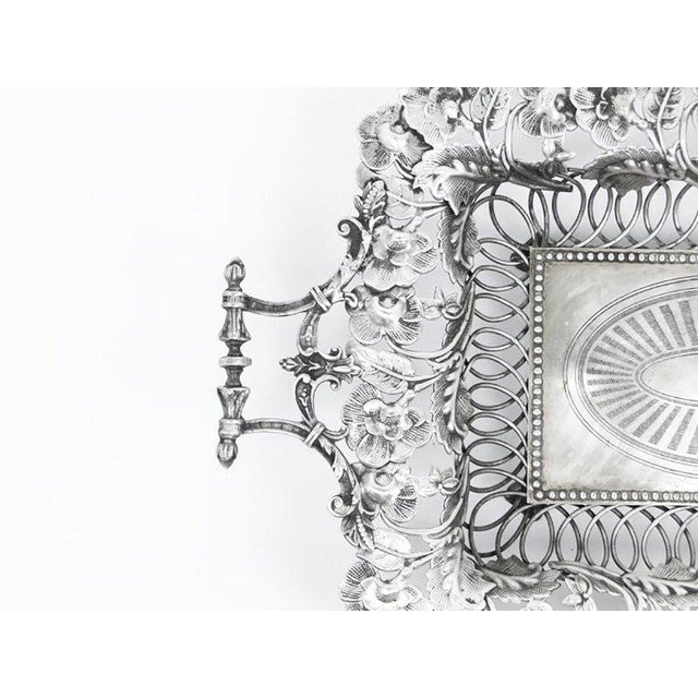 Metal 19th Century Fruit Basket from Schiffers, Poland For Sale - Image 7 of 14