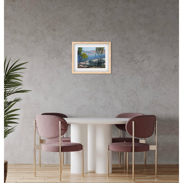 Textile Quiet Places & Journeys — Contemporary Landscape (Original Oil Painting) For Sale - Image 7 of 18